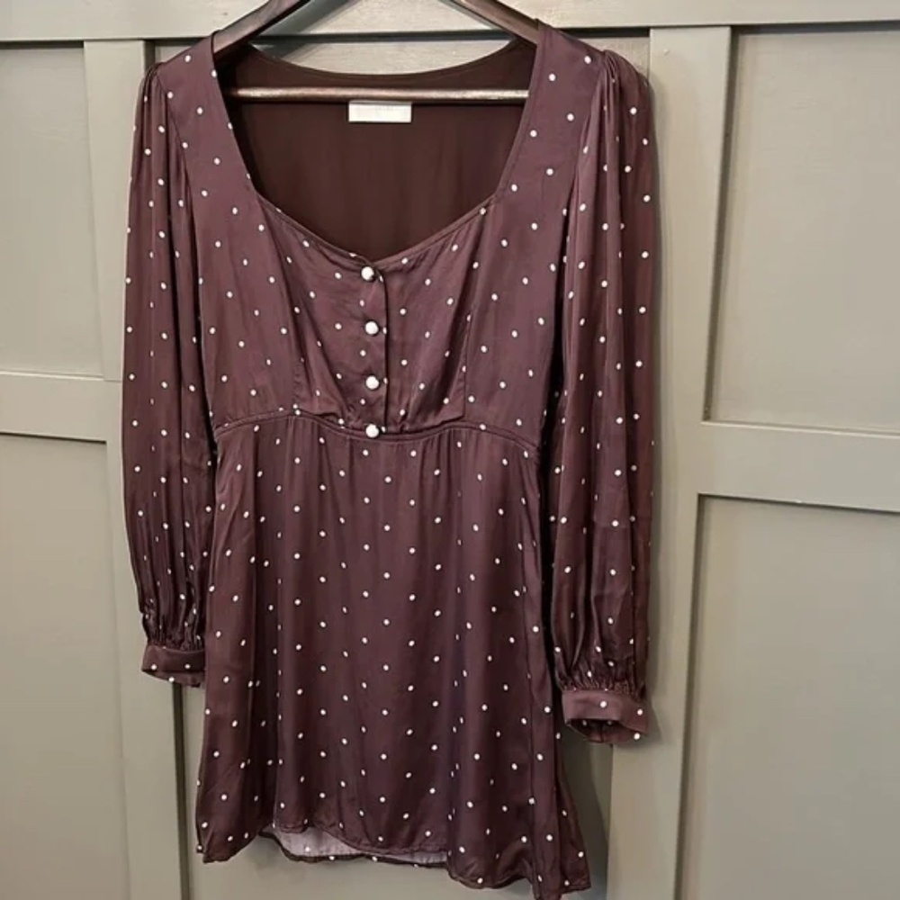 Capulet Revolve Dolly Button Down Dress Polka Dot… - image 5